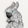 Kolczyki Faune Et Flore De Cartier, wysadzane