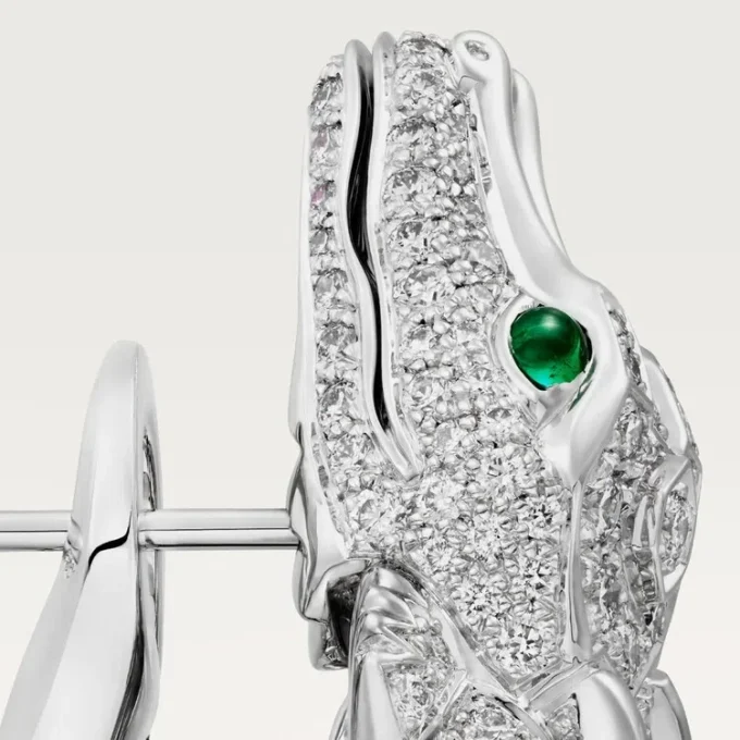 Kolczyki Faune Et Flore De Cartier, wysadzane