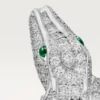 Kolczyki Faune Et Flore De Cartier, wysadzane