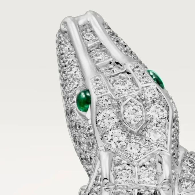 Kolczyki Faune Et Flore De Cartier, wysadzane