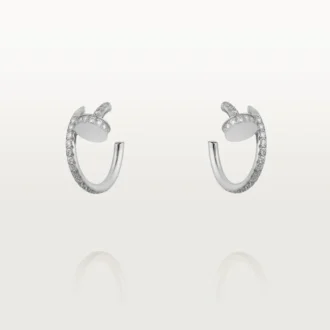 Kolczyki Juste Un Clou – białe złoto, diamenty – Cartier