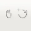 Kolczyki Juste Un Clou – białe złoto, diamenty – Cartier
