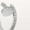 Kolczyki Juste Un Clou – białe złoto, diamenty – Cartier