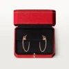 Kolczyki Juste Un Clou – różowe złoto, diamenty – Cartier