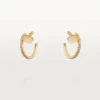 Kolczyki Juste Un Clou – żółte złoto, diamenty – Cartier