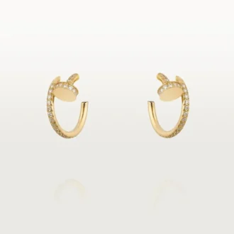 Kolczyki Juste Un Clou – żółte złoto, diamenty – Cartier