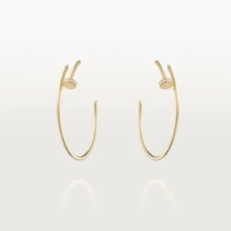 Kolczyki Juste Un Clou – żółte złoto, diamenty – Cartier