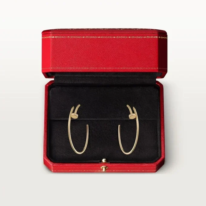 Kolczyki Juste Un Clou – żółte złoto, diamenty – Cartier