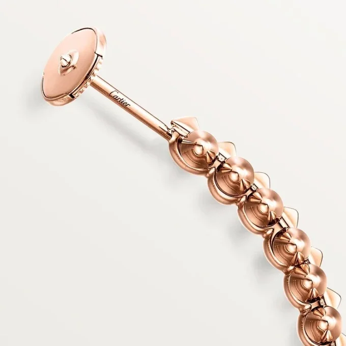 Kolczyki koła Clash De Cartier, mały model – różowe złoto – Cartier