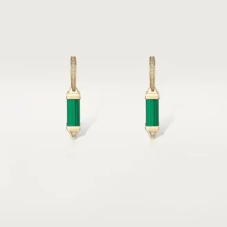 Kolczyki Les Berlingots De Cartier typu sleeper, diamenty