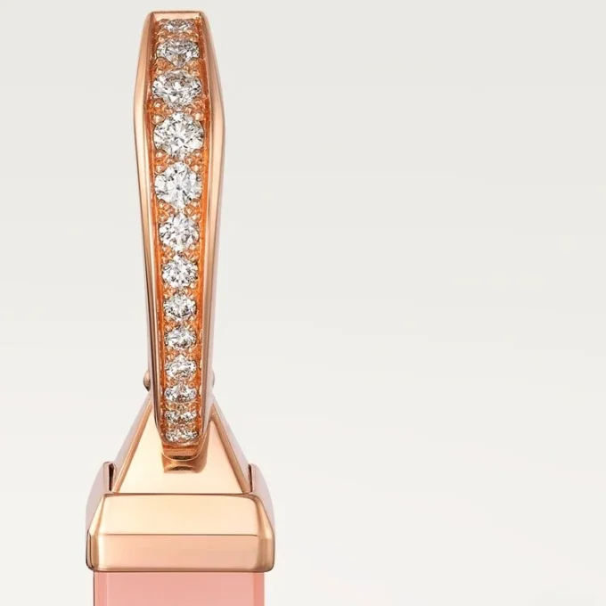 Kolczyki Les Berlingots De Cartier typu sleeper, diamenty