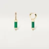 Kolczyki Les Berlingots De Cartier typu sleeper, diamenty