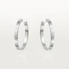 Kolczyki Love – białe złoto – Cartier