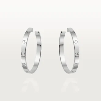 Kolczyki Love – białe złoto – Cartier