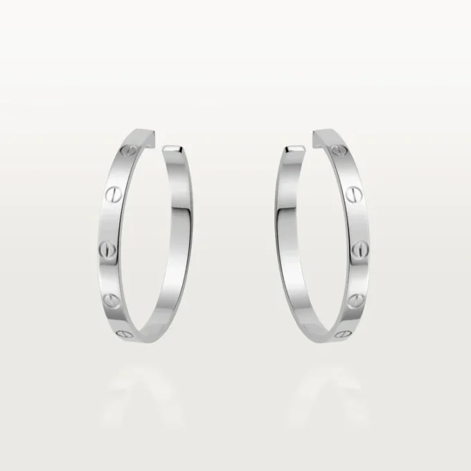 Kolczyki Love – białe złoto – Cartier