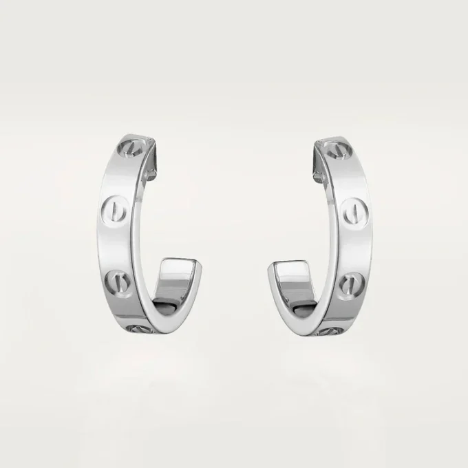 Kolczyki Love – białe złoto – Cartier