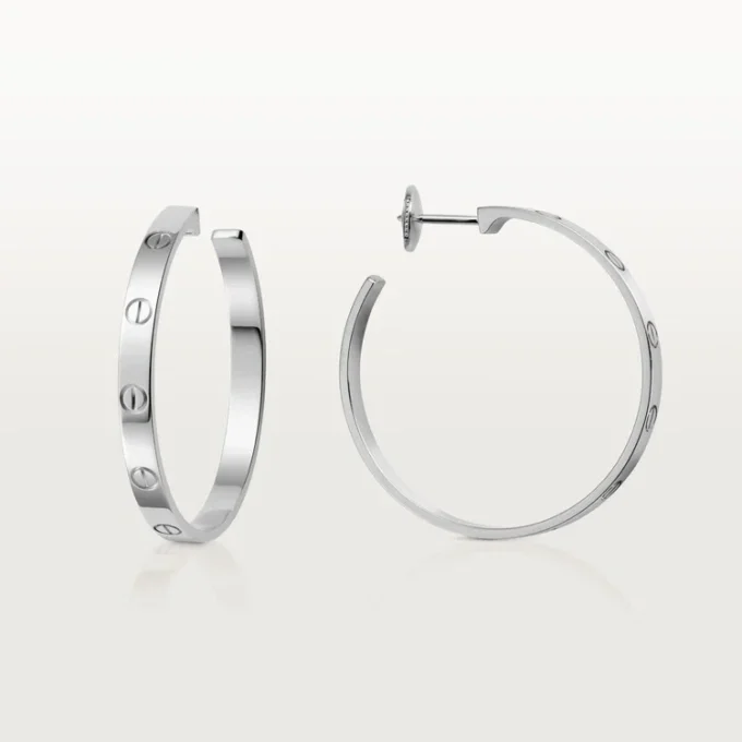 Kolczyki Love – białe złoto – Cartier