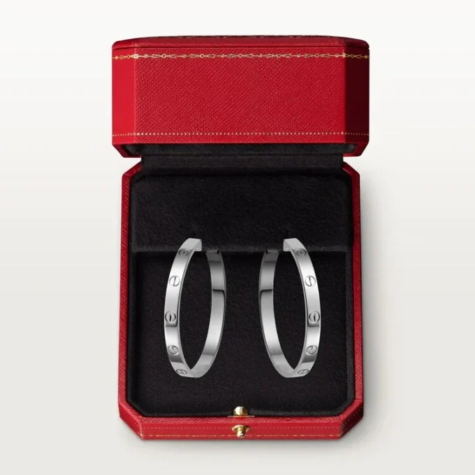 Kolczyki Love – białe złoto – Cartier