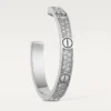 Kolczyki Love – białe złoto, diamenty – Cartier