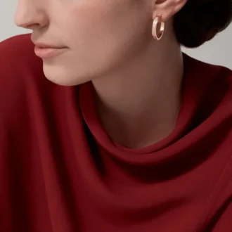 Kolczyki Love – różowe złoto, diamenty – Cartier