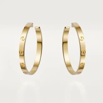 Kolczyki Love – żółte złoto – Cartier