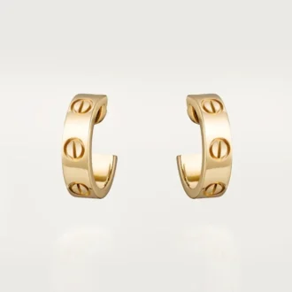 Kolczyki Love – żółte złoto – Cartier