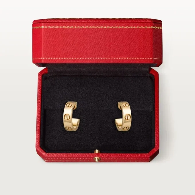 Kolczyki Love – żółte złoto – Cartier