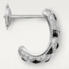 Kolczyki Panthere De Cartier – białe złoto, onyks, diamenty – Cartier