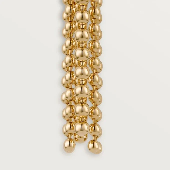 Kolczyki Panthere De Cartier – żółte złoto, diamenty, granaty tsaworytowe, onyks – Cartier