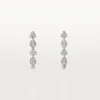 Kolczyki Pluie De Cartier – białe złoto, diamenty – Cartier