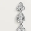 Kolczyki Pluie De Cartier – białe złoto, diamenty – Cartier
