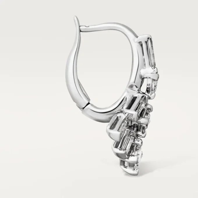 Kolczyki Reflection De Cartier – białe złoto, diamenty – Cartier