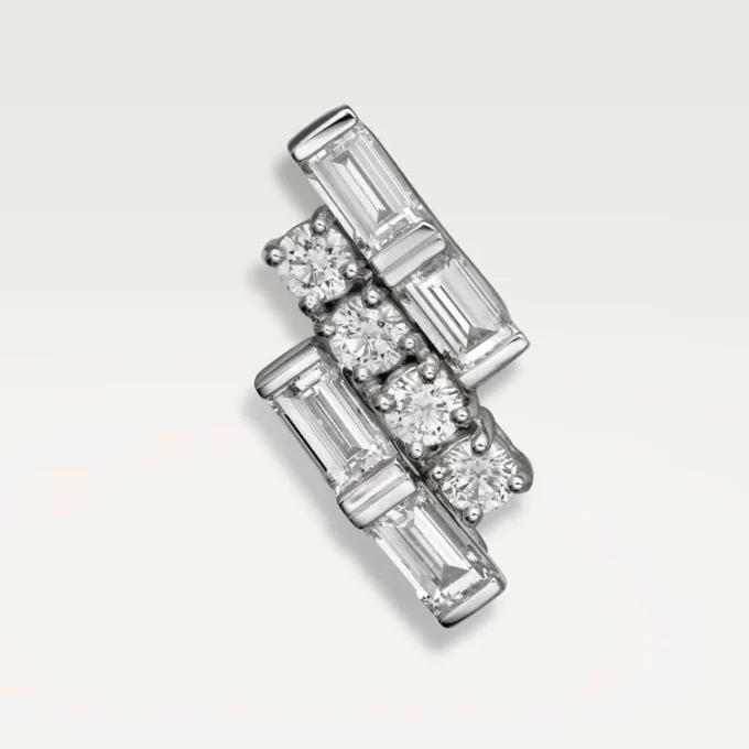 Kolczyki Reflection De Cartier – białe złoto, diamenty – Cartier