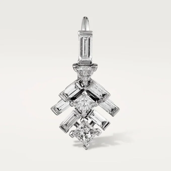 Kolczyki Reflection De Cartier – białe złoto, diamenty – Cartier