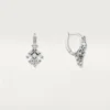 Kolczyki Reflection De Cartier – białe złoto, diamenty – Cartier
