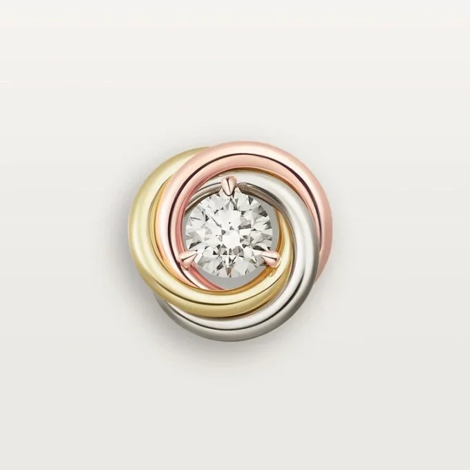 Kolczyki Trinity, 2 diamenty
