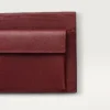 Monety/banknoty/bordowa skóra cielęca, złote wykończenie – Cartier Monety/banknoty/bordowa skóra cielęca, złote wykończenie – Cartier