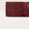 Monety/banknoty/bordowa skóra cielęca, złote wykończenie – Cartier Monety/banknoty/bordowa skóra cielęca, złote wykończenie – Cartier