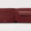 Monety/banknoty/bordowa skóra cielęca, złote wykończenie – Cartier Monety/banknoty/bordowa skóra cielęca, złote wykończenie – Cartier
