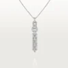 Naszyjnik Agrafe – białe złoto, diamenty – Cartier