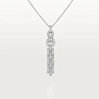 Naszyjnik Agrafe – białe złoto, diamenty – Cartier