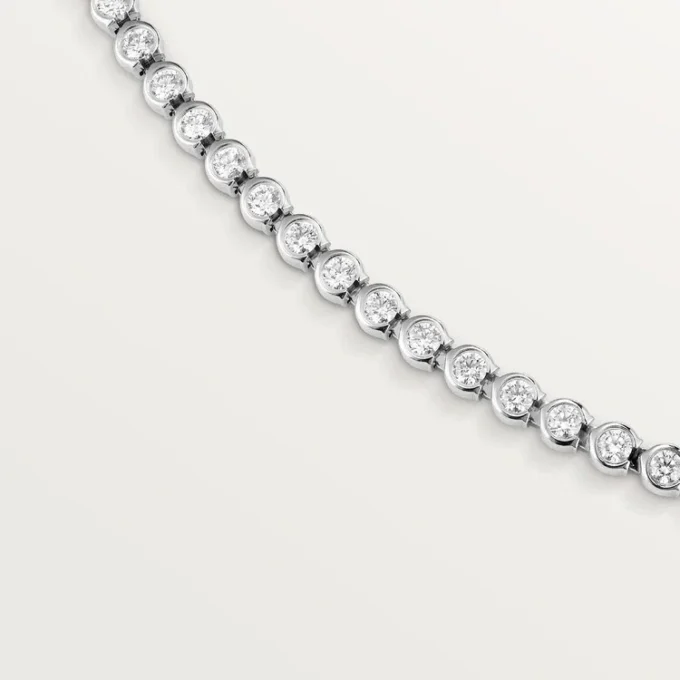 Naszyjnik C De Cartier – białe złoto, diamenty – Cartier