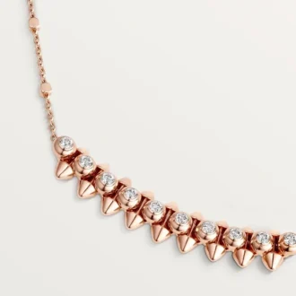 Naszyjnik Clash De Cartier Diamonds – różowe złoto, diamenty – Cartier