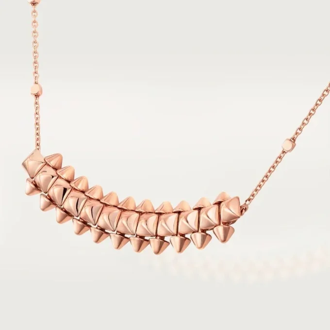 Naszyjnik Clash De Cartier, model średni – różowe złoto – Cartier