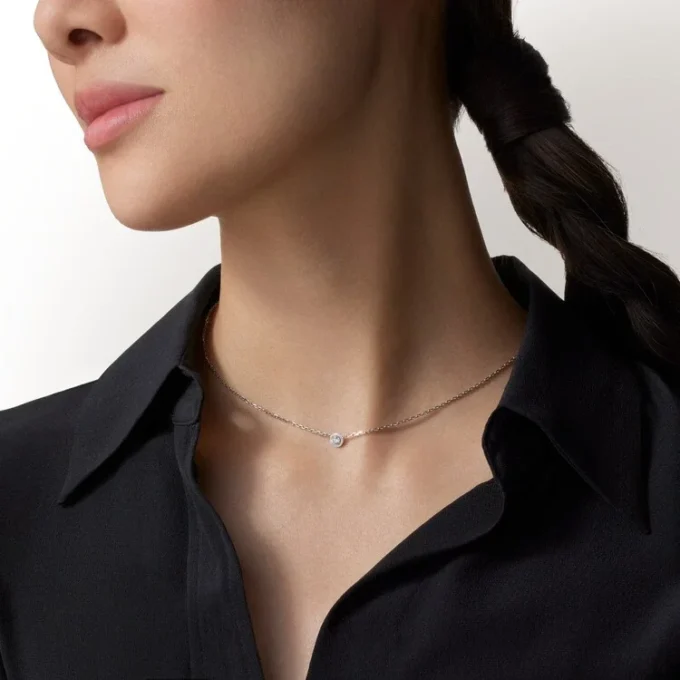 Naszyjnik Diamants Legers, Lm – białe złoto, diament – Cartier