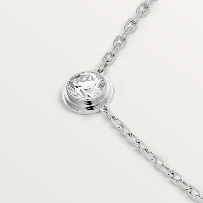 Naszyjnik Diamants Legers, Lm – białe złoto, diament – Cartier