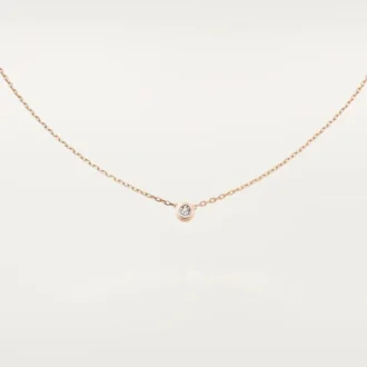 Naszyjnik Diamants Legers, Lm – różowe złoto, diament – Cartier