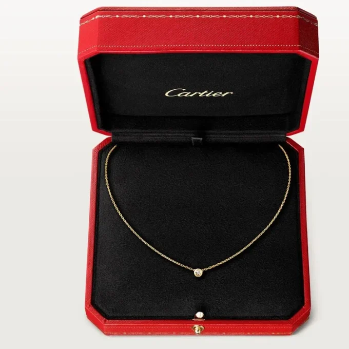 Naszyjnik Diamants Legers, Lm – żółte złoto, diament – Cartier