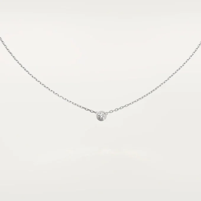 Naszyjnik Diamants Legers, rozmiar S – białe złoto, diament – Cartier