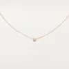 Naszyjnik Diamants Legers, rozmiar S – różowe złoto, diament – Cartier